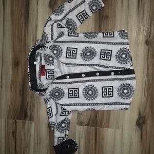 Stylish Black and White Kids Shirt